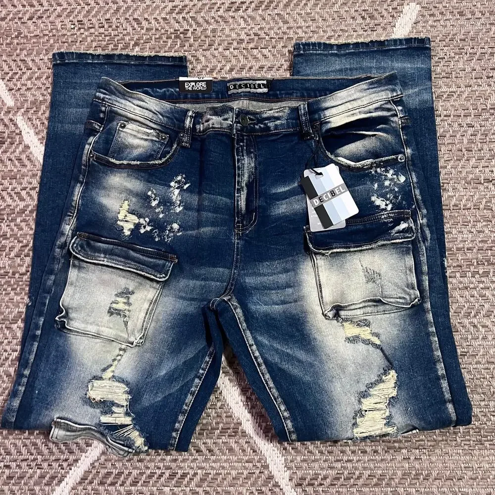 DECIBLE Mens Jeans Sz 40x34 - Picture 3 of 8